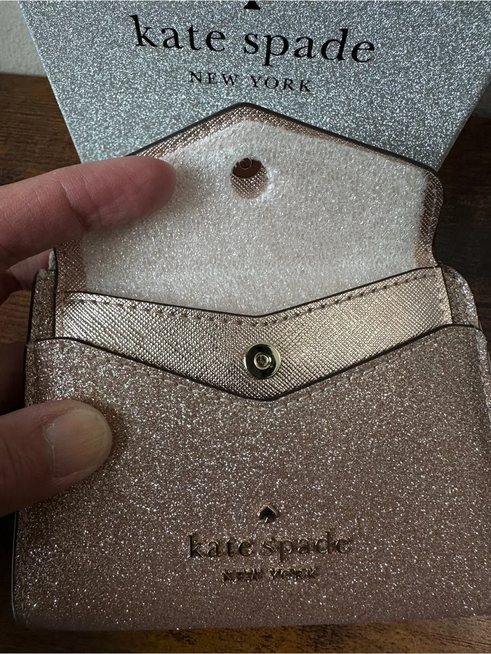 kate spade sparkling compact